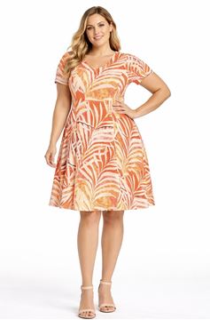 Picture of PRINTED DRESS STRETCH A LINE